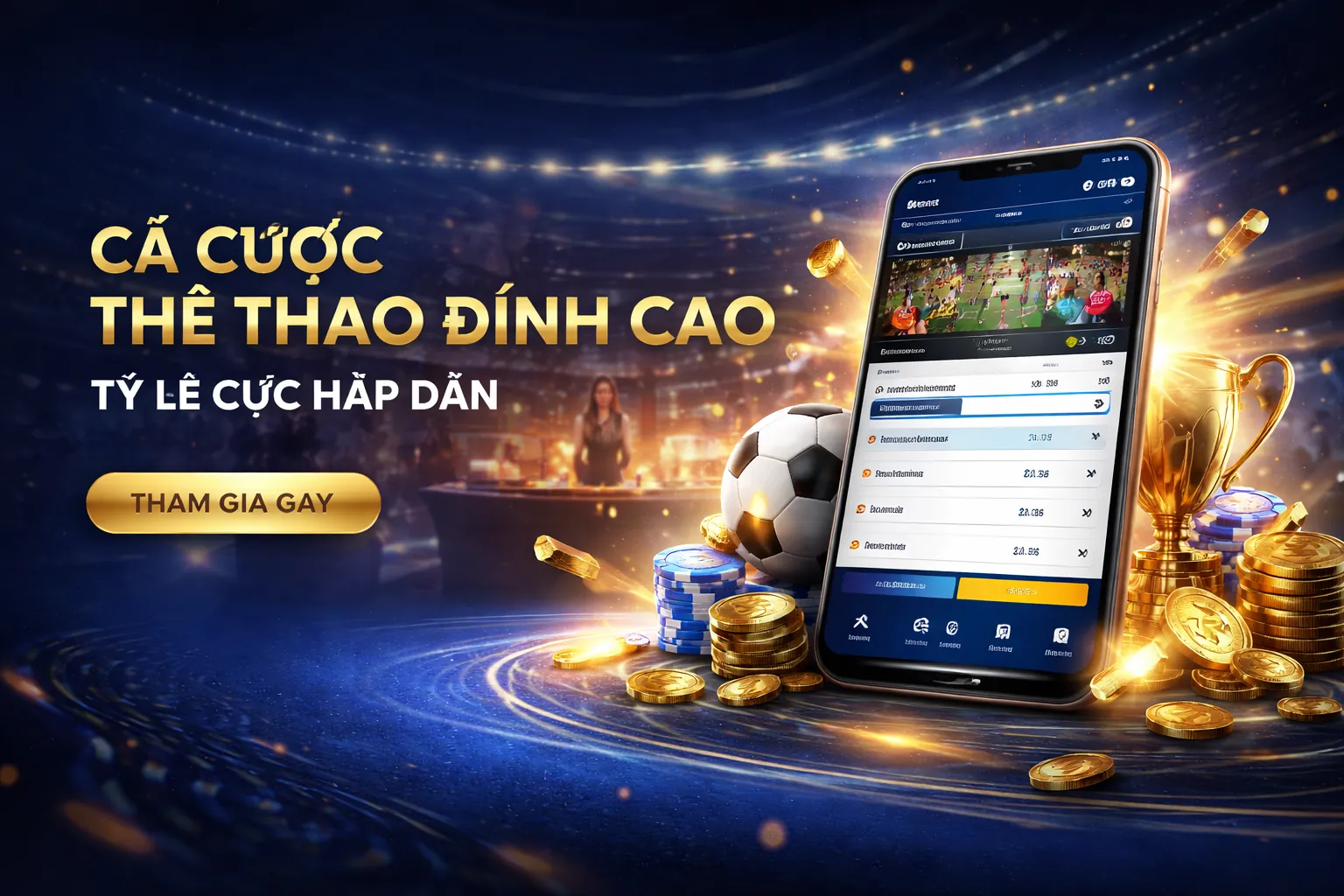 Giao diện ứng dụng 8bet trên điện thoại di động hiển thị các trò chơi cá cược trực tuyến đa dạng