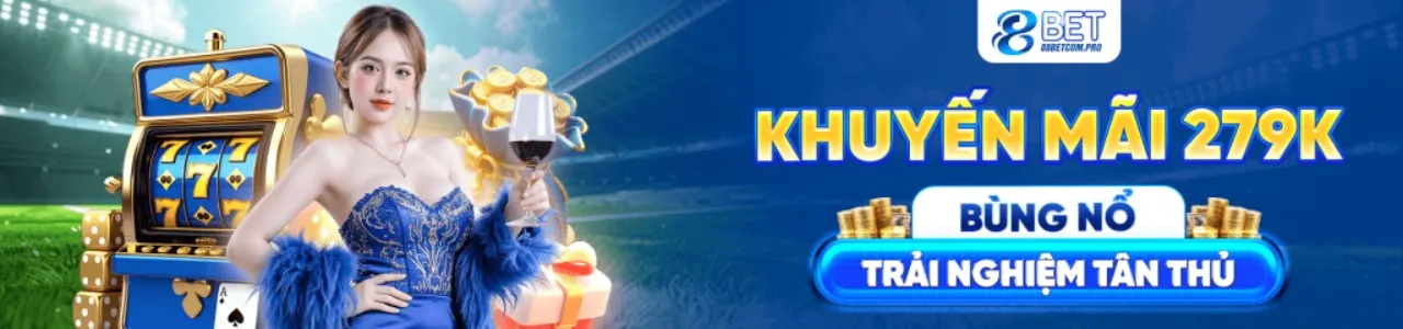 Banner quảng cáo các ưu đãi và khuyến mãi độc quyền của 8bet app